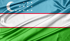 דגל אוזבקיסטן - מכון היצוא הישראלי מסייע לעסקים מקומיים עם כלים ומידע ליצואנים ישראלים למכירה והצגה בשוק אוזבקיסטן
